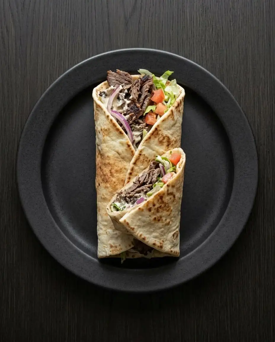 Beef Shawarma Wrap